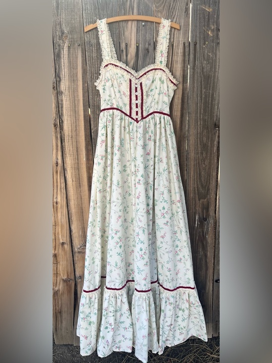 Handmade Dresses & Skirts - Cottagecore Gunne Style 70s Boho Dress